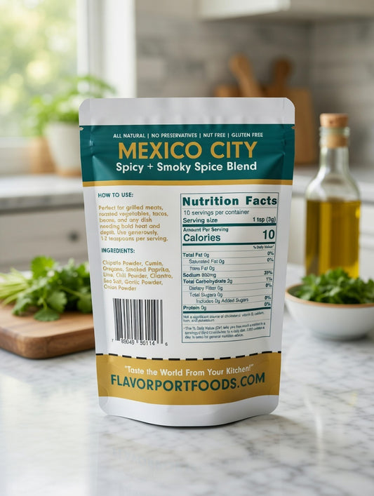 Mexico City Spicy + Smoky Spice Blend
