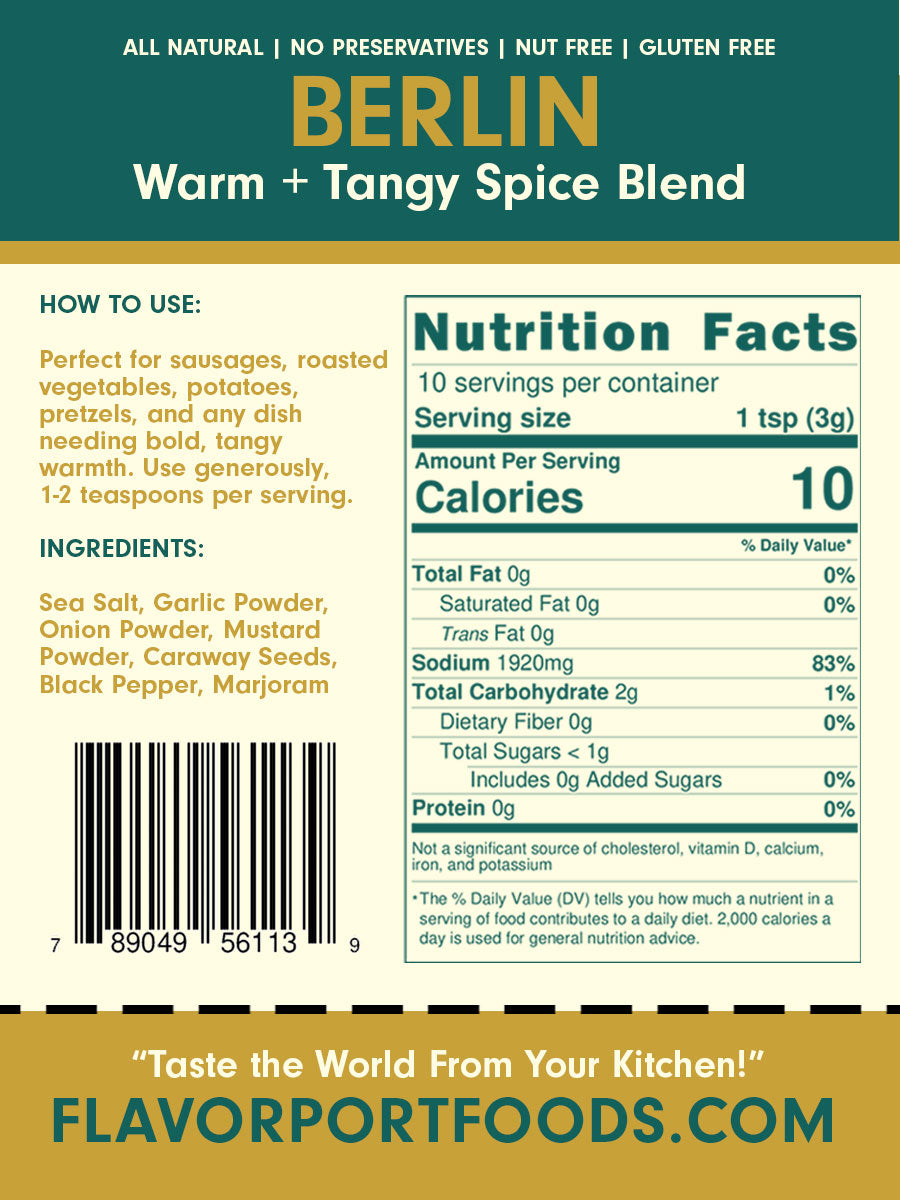 Berlin Warm + Tangy Spice Blend